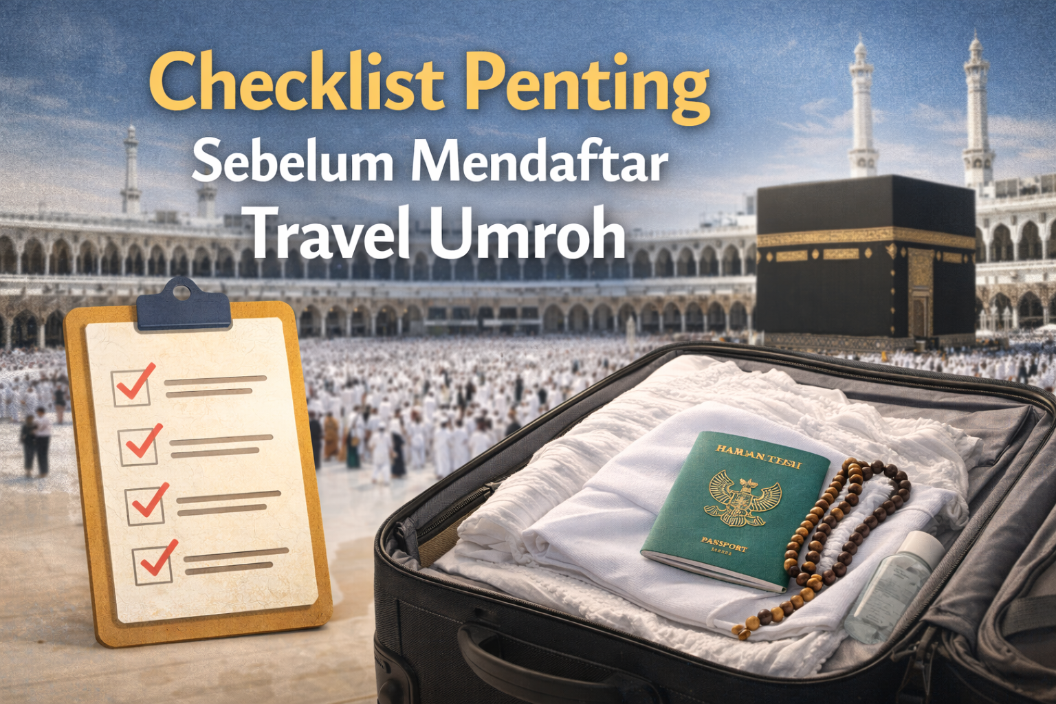 Checklist Penting Sebelum Mendaftar Travel Umroh